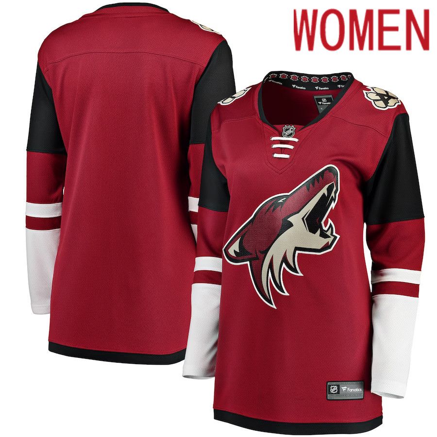 Women Arizona Coyotes Fanatics Branded Red Breakaway Home NHL Jersey